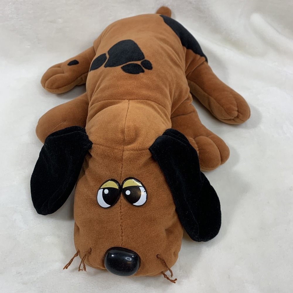 Tonka Pound Puppy Dark Brown Vintage 1985 Pound Puppies 18" Stuffed Animal Plush